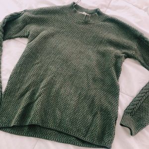 Green Knit Sweater
